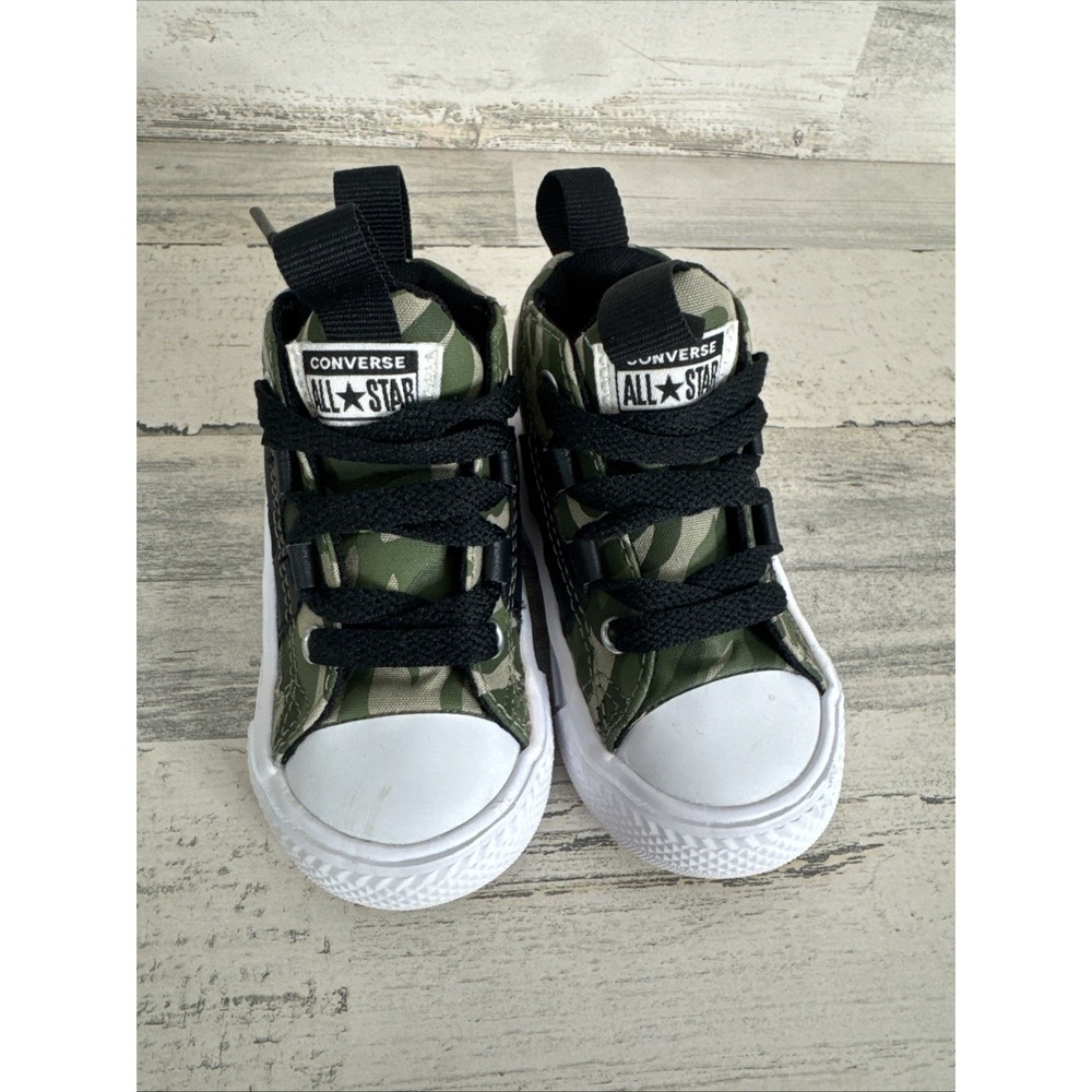 Converse Chuck Taylor Infant All Star Ultra 2 Camo Mid Sneakers Shoes Size 5
